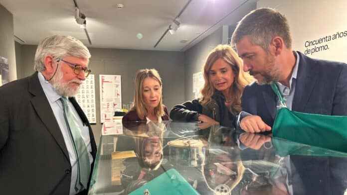 El consejero Miguel Ángel García Martín durante su visita al Centro Memorial de las Víctimas del Terrorismo en Vitoria