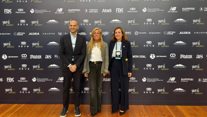 La consejera Rocío Albert en la novena edición del World Football Summit