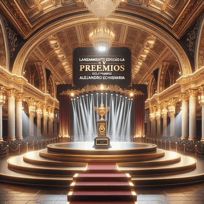 Lanzamiento de la IV Edición de los Prestigiosos Premios Alejandro
