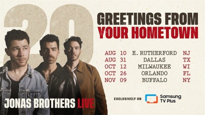 The Jonas Brothers Bring Their JONAS20 Tour Live to the Silvia Pastor