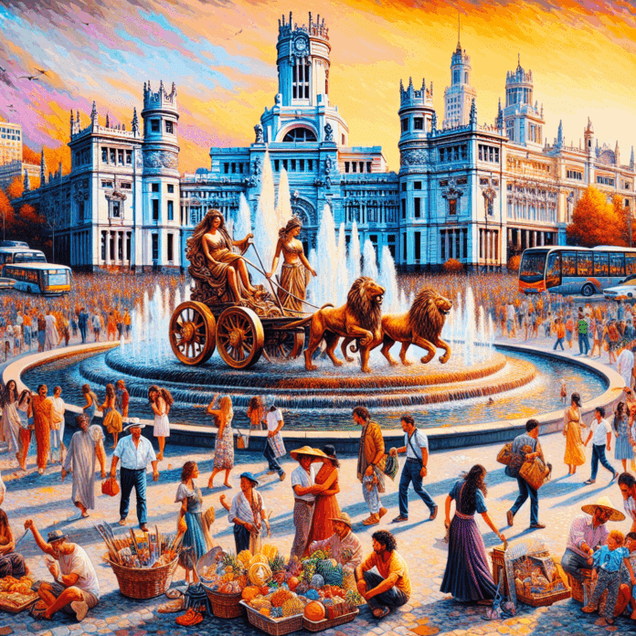 Miradas de Madrid: Arte Vivo en la Plaza de Cibeles