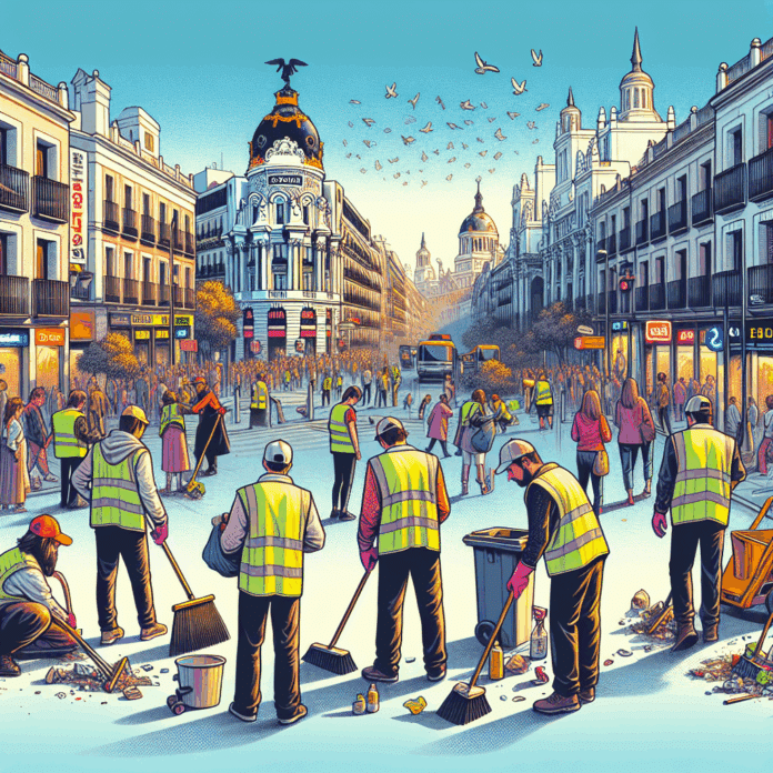 Plan de Madrid Impulsa la Limpieza Urbana con Brigadas y
