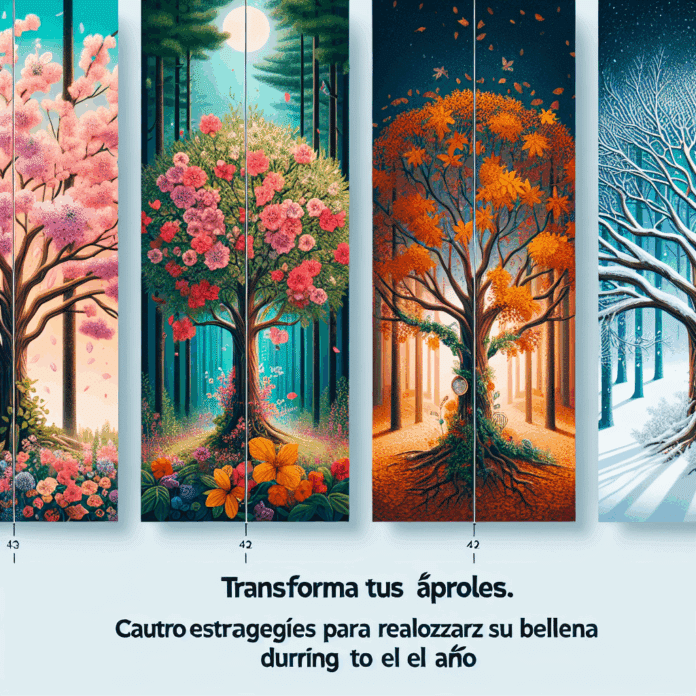 Transforma Tus Árboles: Cuatro Estrategias para Realzar su Belleza Durante