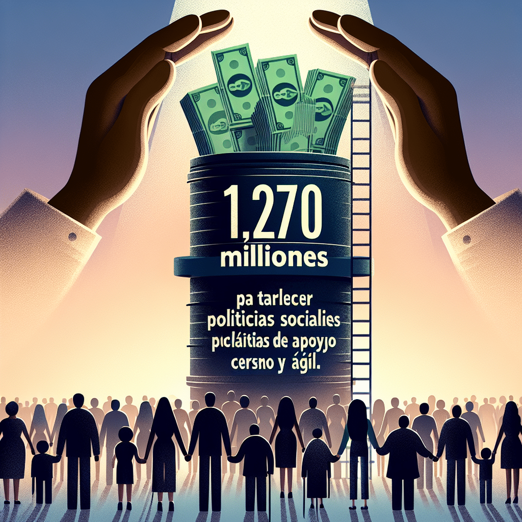 Asignación de 1.270 Millones para Fortalecer Políticas Sociales de Apoyo Cercano y Ágil