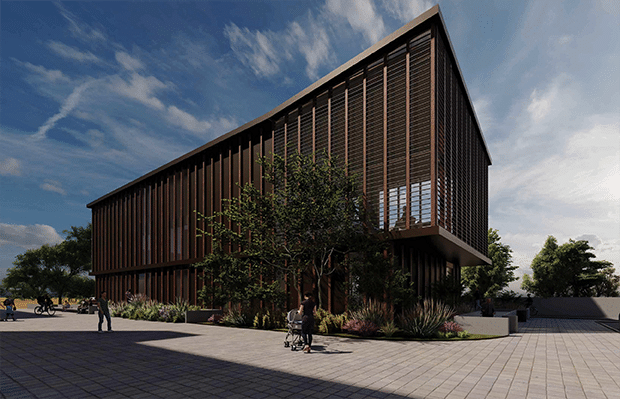 Avanza la Construcción de la Nueva Biblioteca de El Bercial tras Aprobación de Licitación de Obras 1 Nueva biblioteca El Bercial exterior