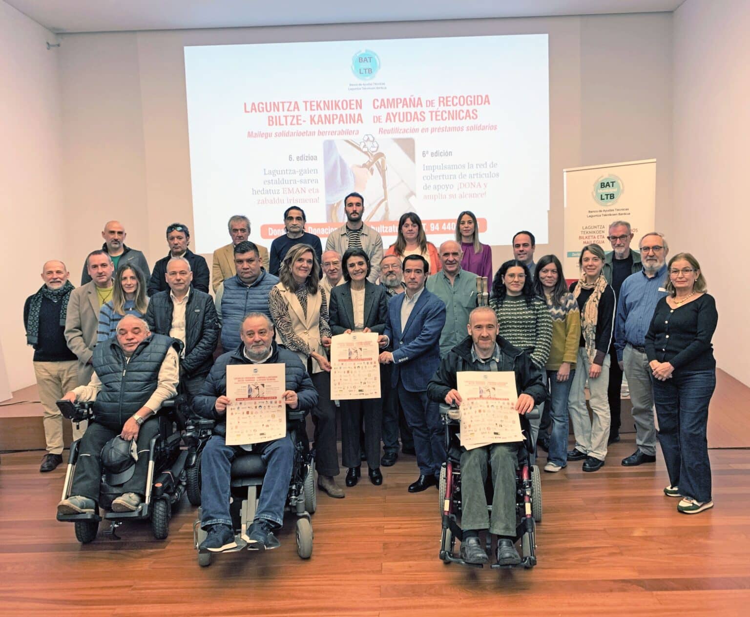 Bizkaia Lanza la Sexta Edición de la Campaña para Recolectar Ayudas Técnicas