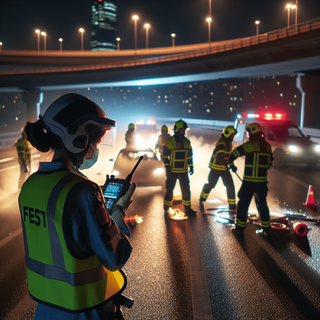 Coordinación de Emergencias en Acción: Simulacro Nocturno en la M-30 de Madrid