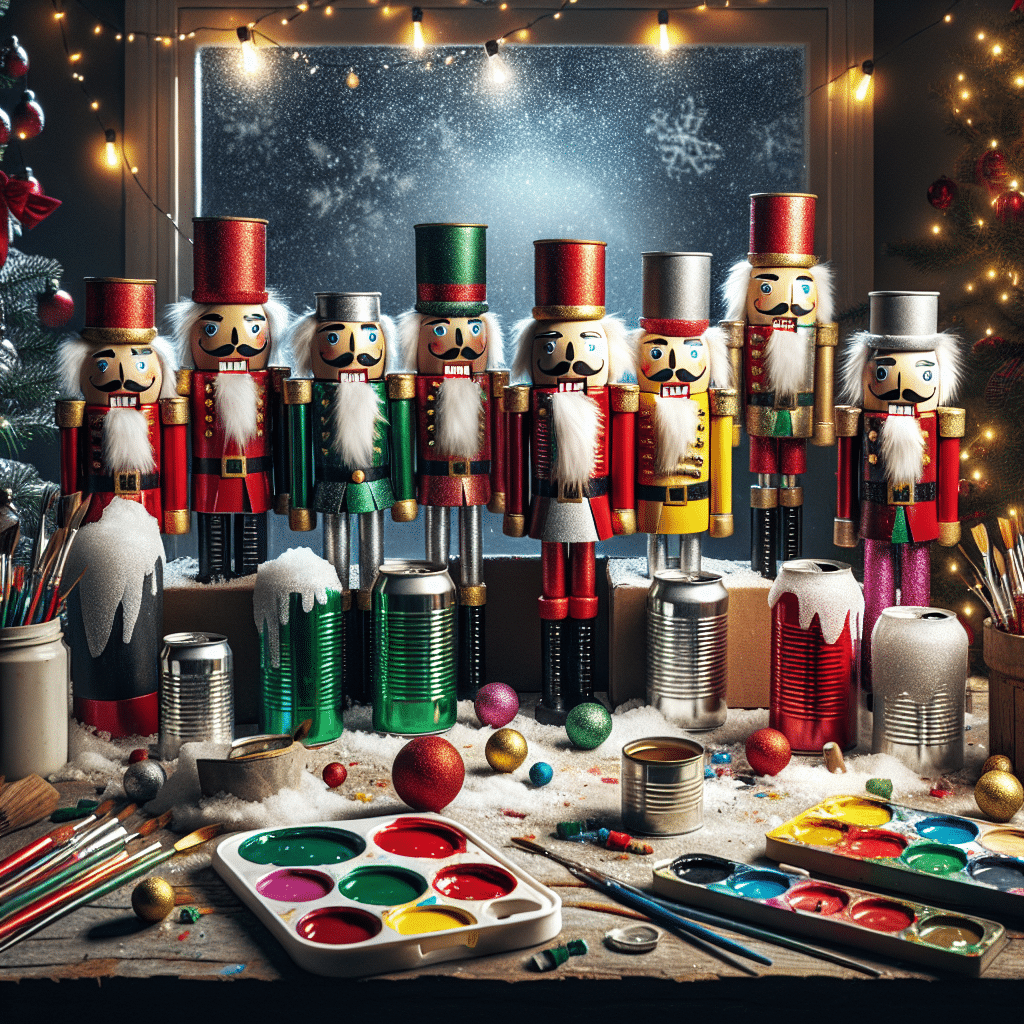Crea Cascanueces Navideños a Partir de Latas de Refresco y Despierta tu Creatividad
