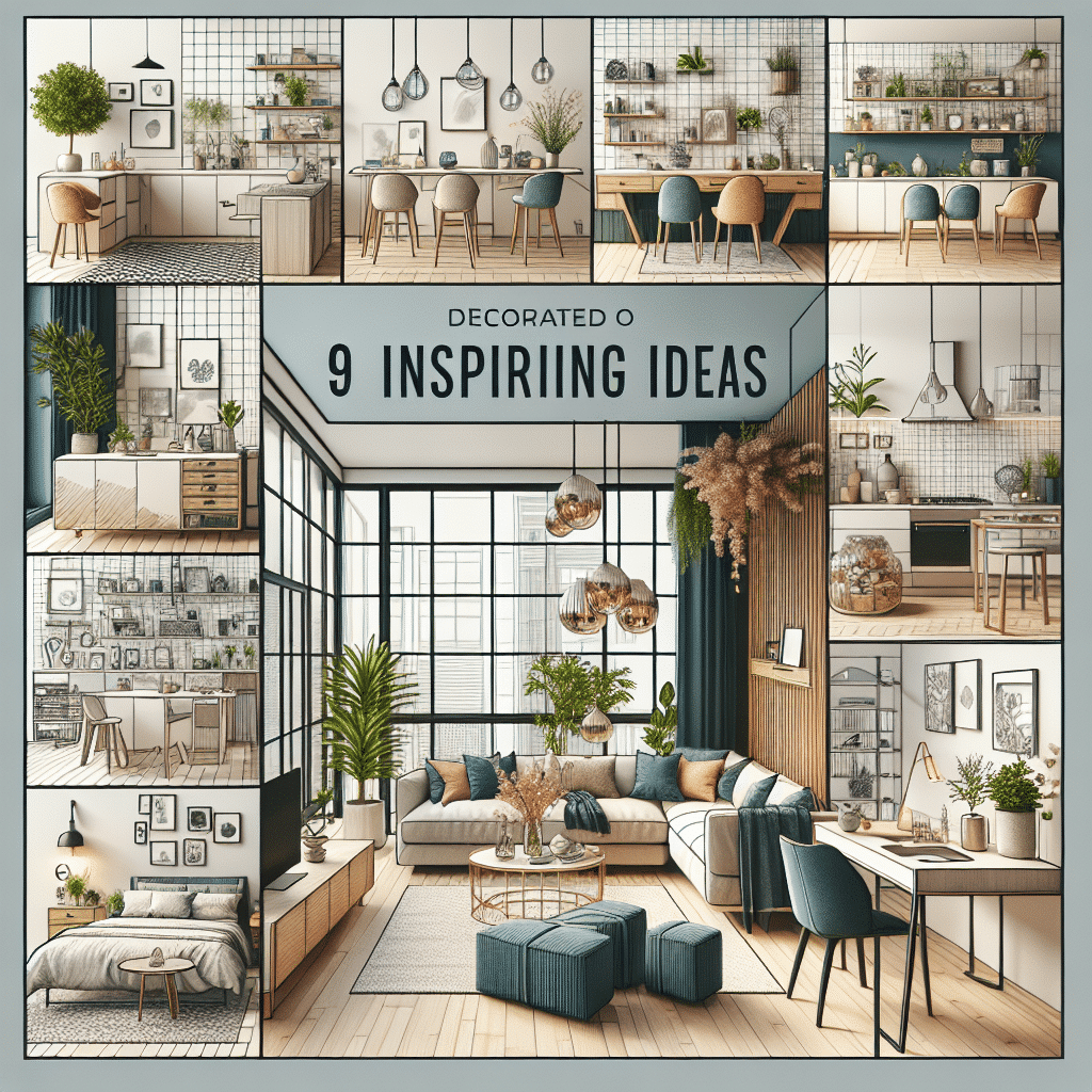 Decoración de Espacios Pequeños: 9 Ideas Inspiradoras para Piso de 50 m² con Imágenes