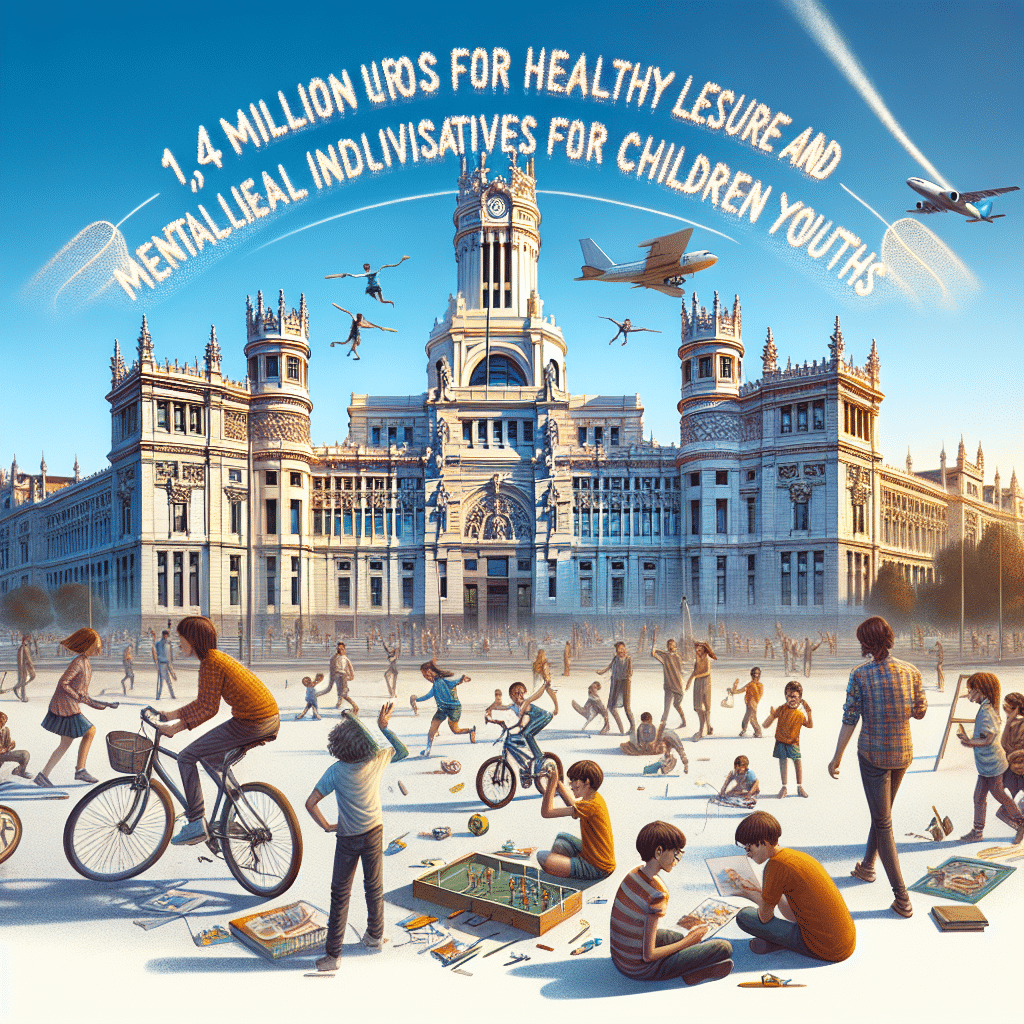 El Ayuntamiento de Madrid Destina 1,4 Millones de Euros a Iniciativas de Ocio Saludable y Salud Mental para Niños y Jóvenes