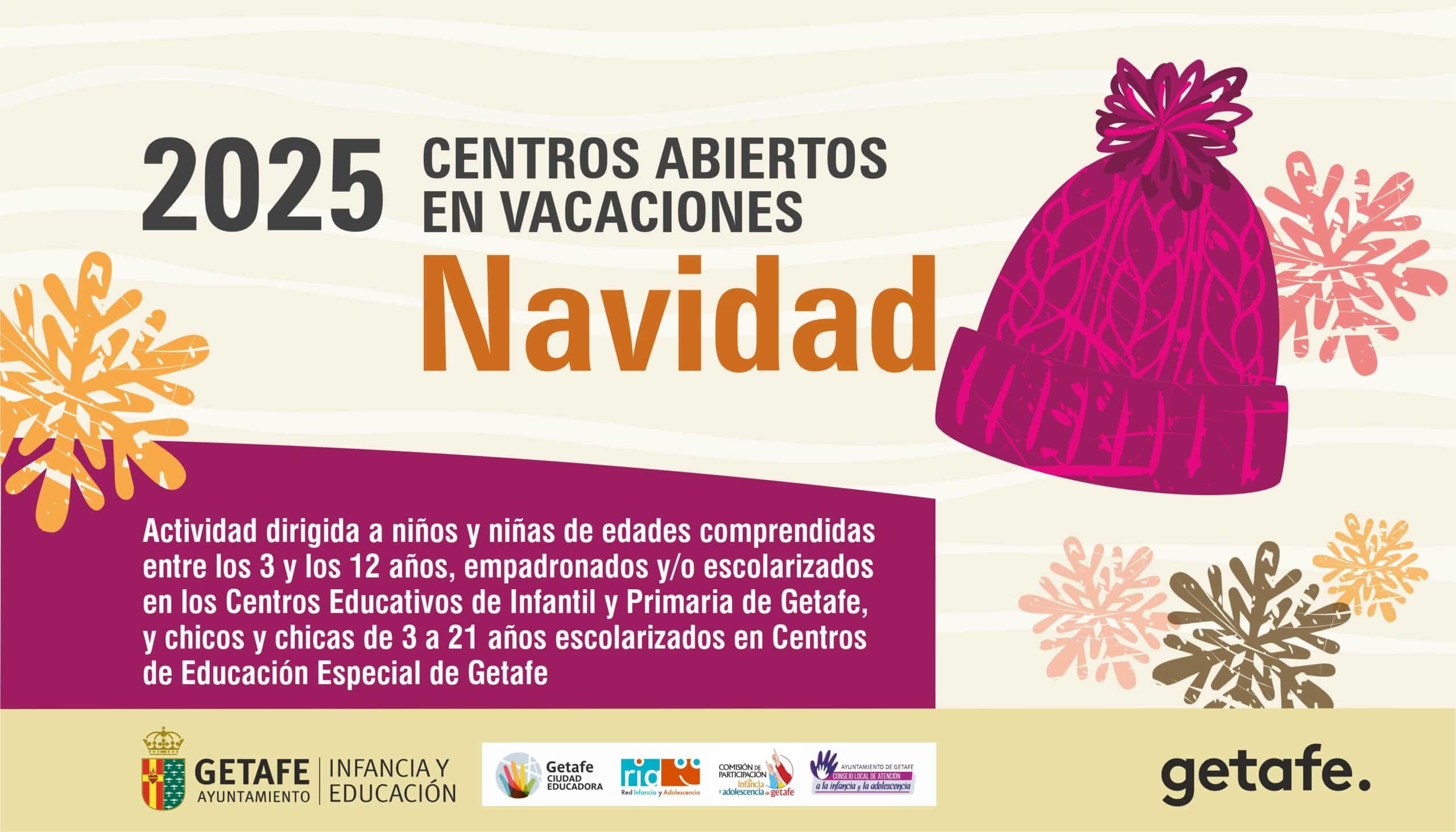 Getafe Inicia el Periodo de Preinscripción para Centros Abiertos en las Vacaciones de Navidad 2025