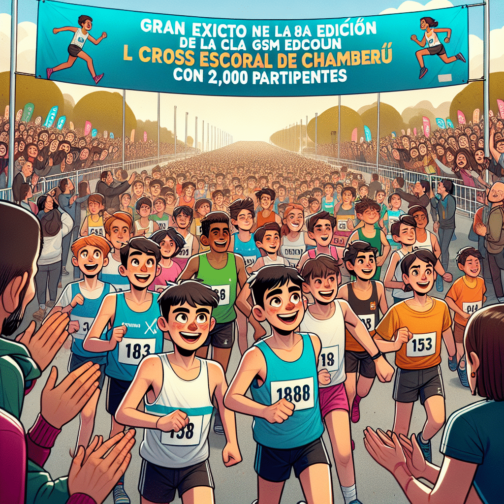 Gran Éxito en la 18ª Edición del Cross Escolar de Chamberí con 2.000 Participantes