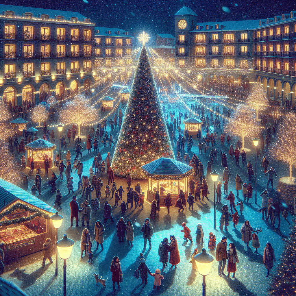 Iluminación y Actividades Especiales Marcan las Fiestas Navideñas en Chamberí