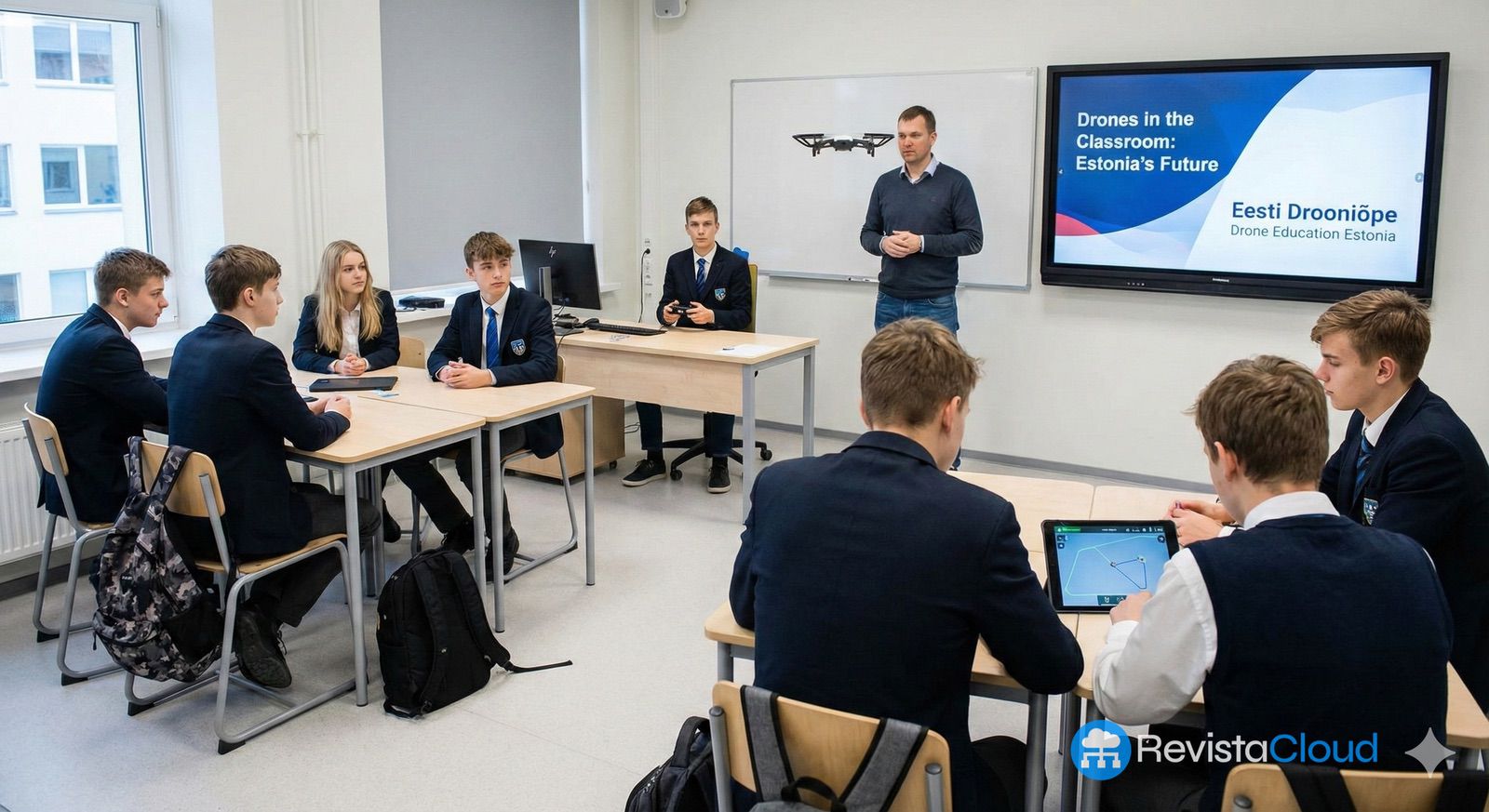 Innovación Educativa en Estonia: Drones Revolucionan el Aula en Bachillerato