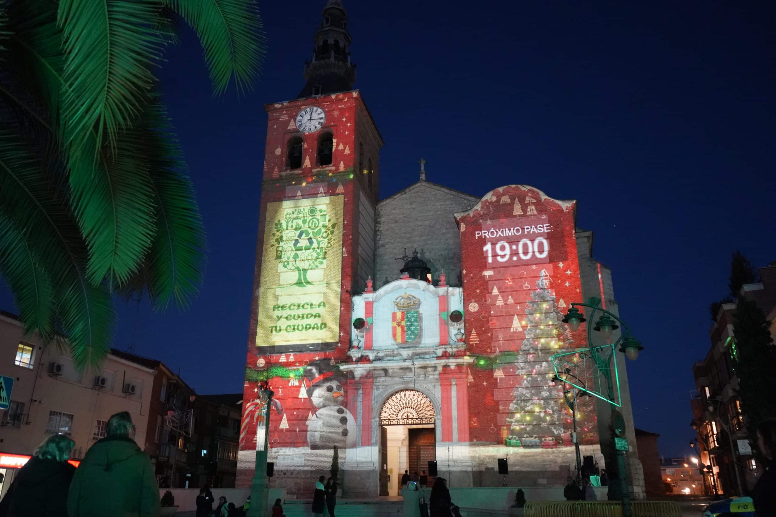 La Catedral de Getafe Brillará con Espectáculo de Videomapping del 26 al 30 de Diciembre