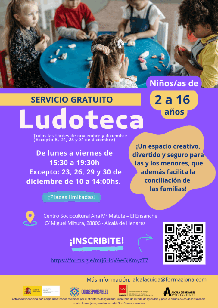La Concejalía de Igualdad Inaugura Ludoteca para Facilitar Conciliación en el Centro Ana María Matute