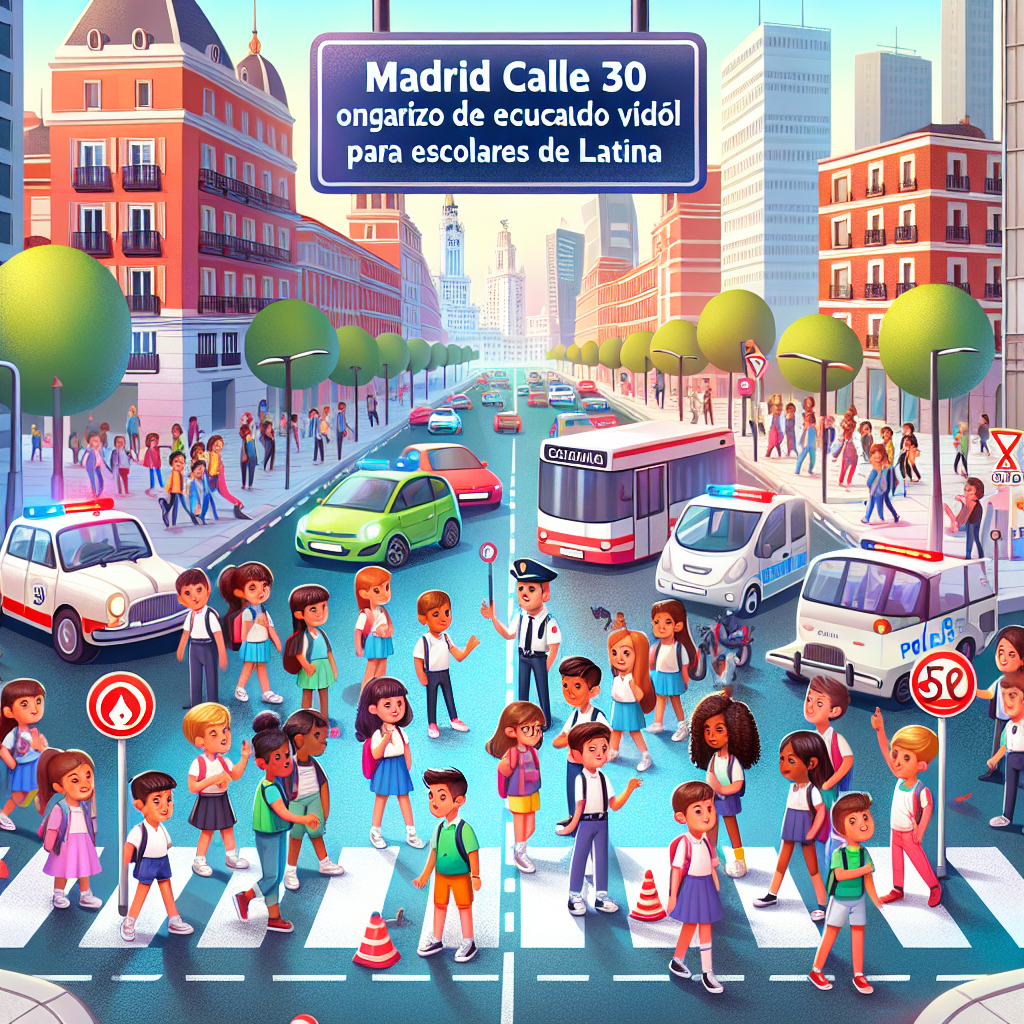 Madrid Calle 30 organiza circuito de educación vial para escolares de Latina