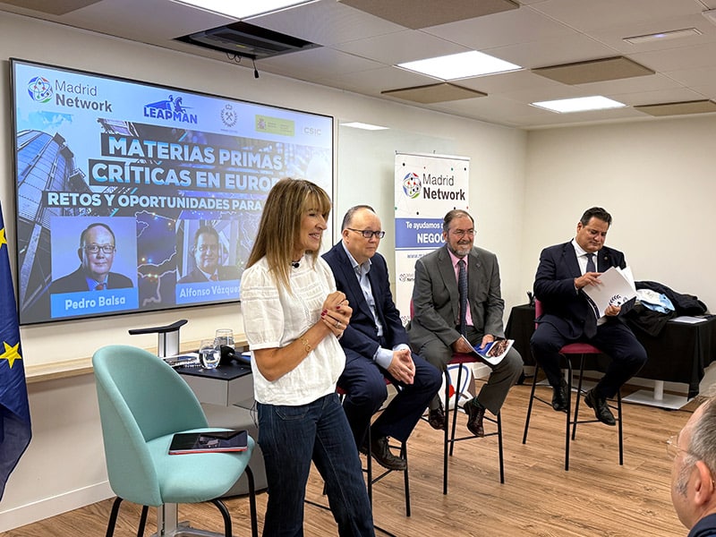 Madrid Network y Leapman Evalúan el Efecto del Critical Raw Materials Act en la Industria Española