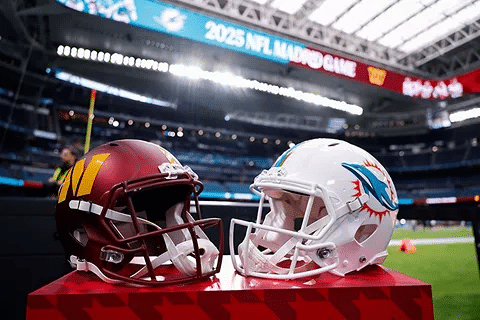 Madrid hace historia con el primer partido de la NFL en España, en el Santiago Bernabéu.
