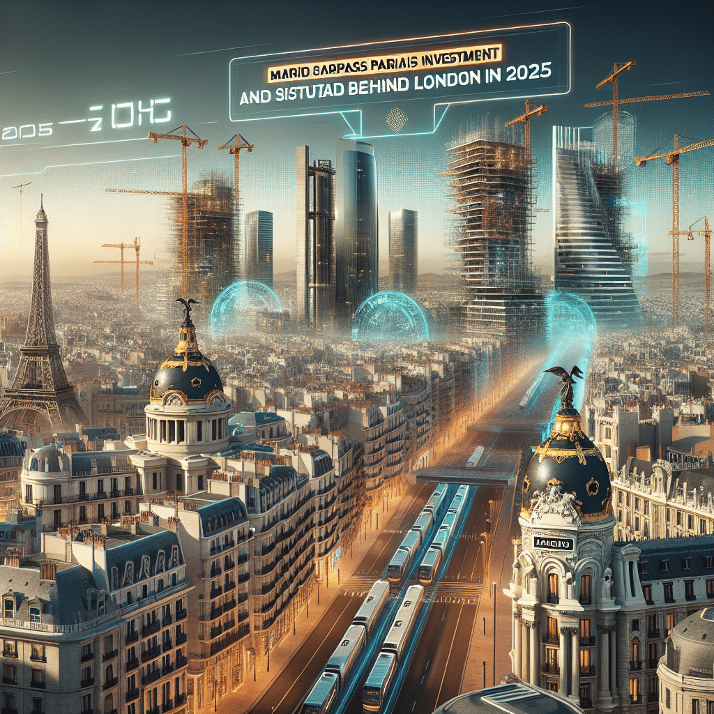 Madrid supera a Paris en inversion inmobiliaria y se situa