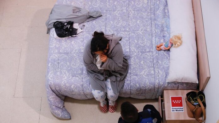 Escena del simulacro realizado por la Policía Local