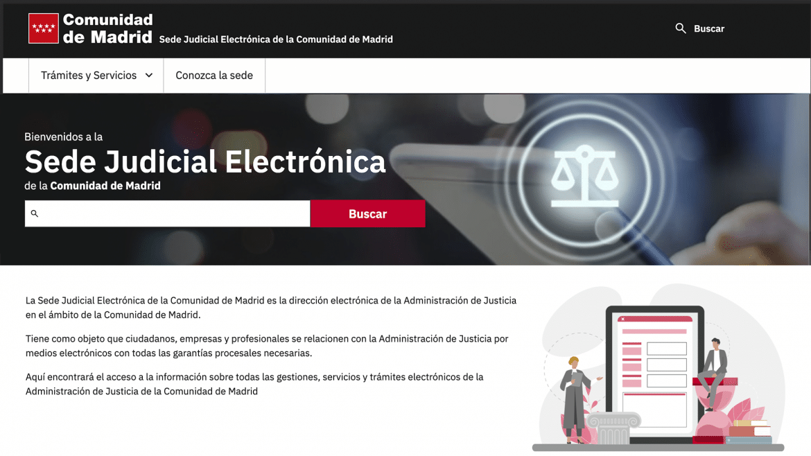 Mejora en la Web de la Sede Judicial Electrónica de Madrid para un Acceso más Ágil e Intuitivo