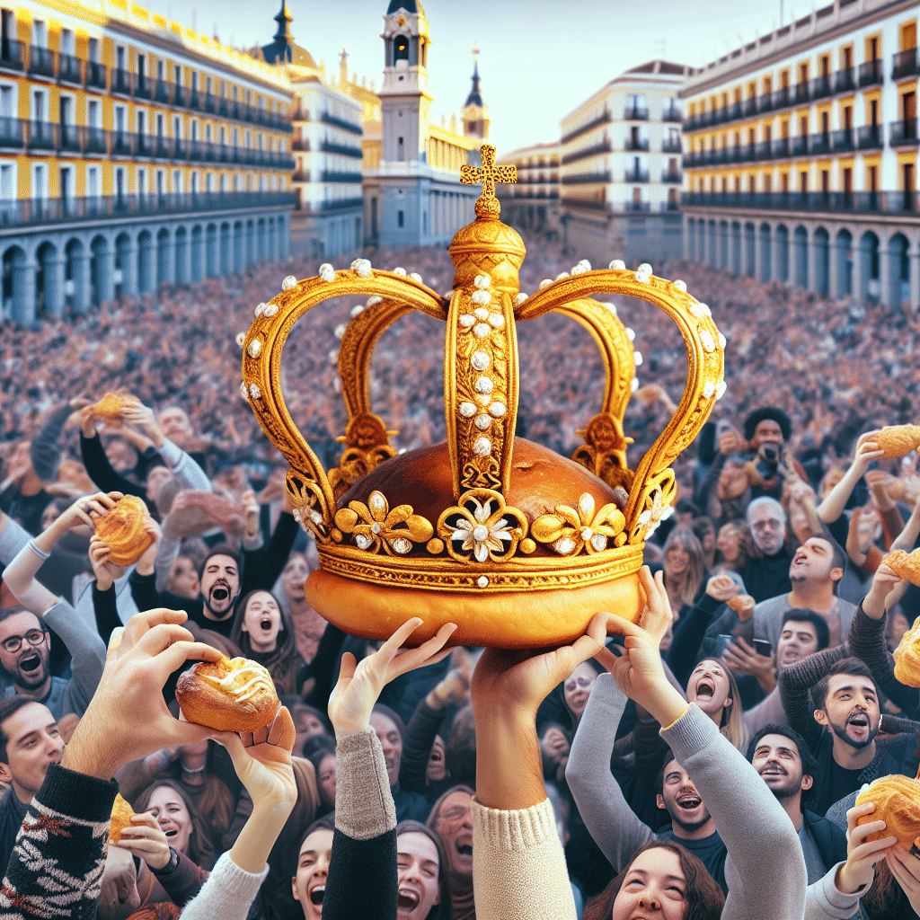 Miles de Madrileños Saborean la Clásica Corona de la Almudena