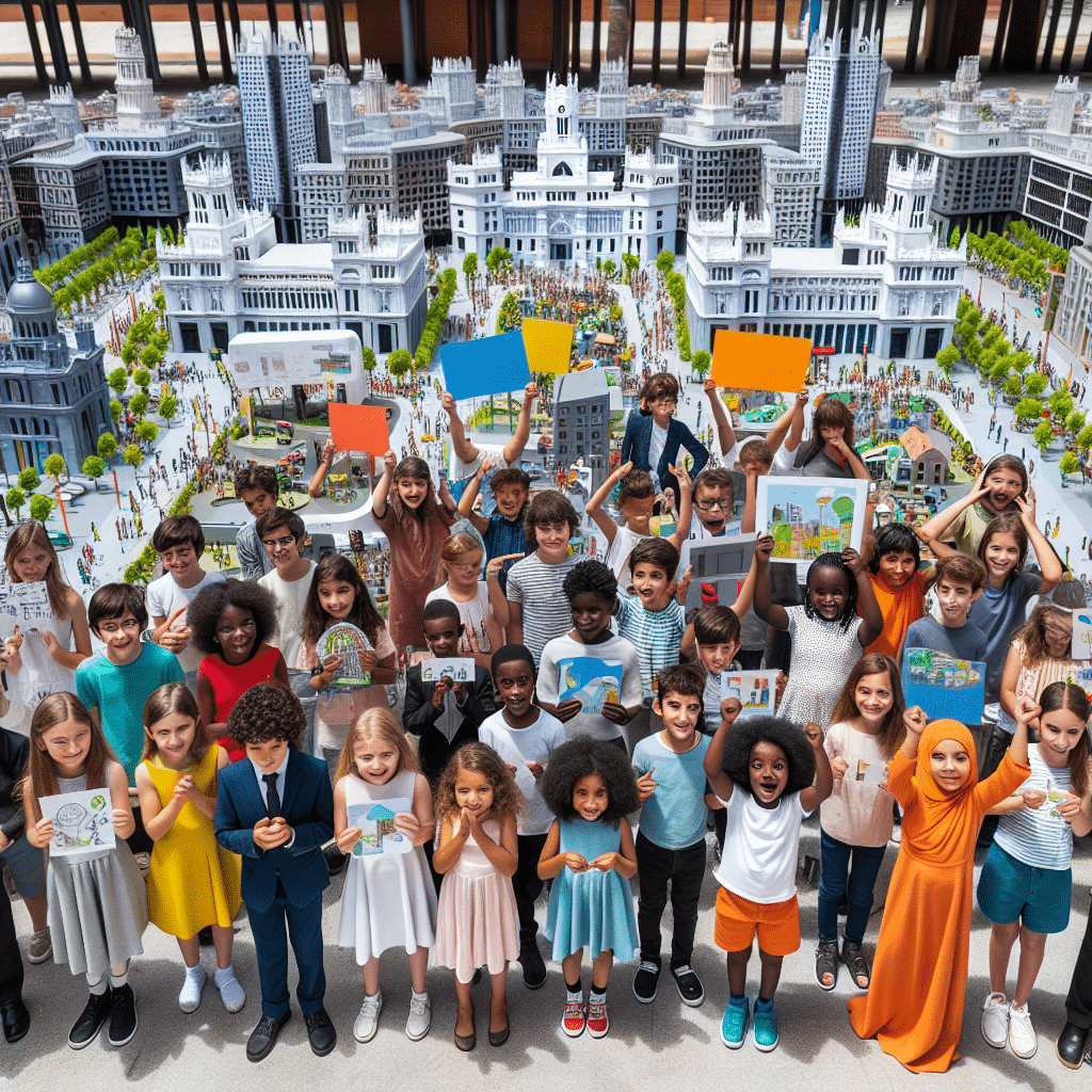 Niños de los 21 distritos de Madrid presentan propuestas para mejorar la ciudad
