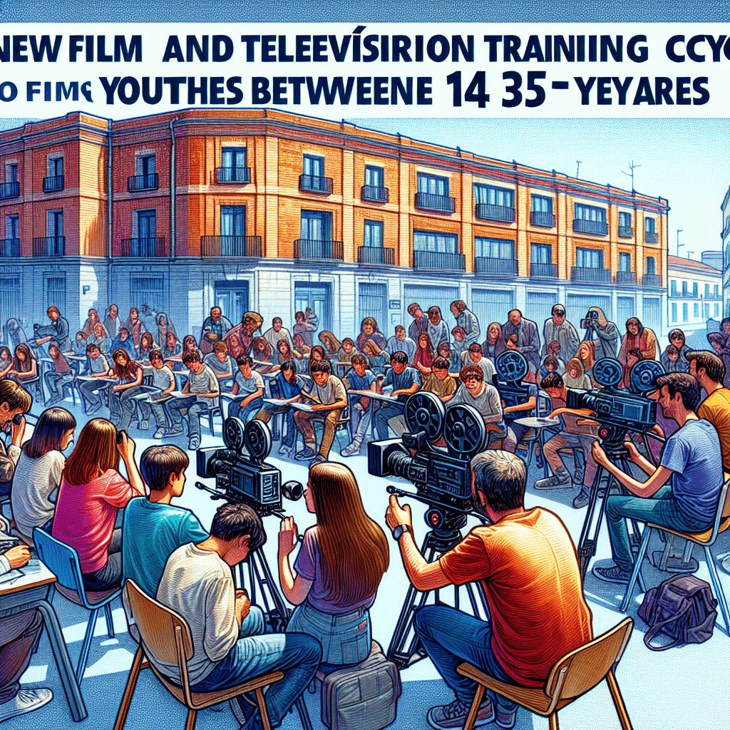 Nuevo Ciclo de Formación en Cine y Televisión para Jóvenes de 14 a 35 Años en el Centro de Madrid
