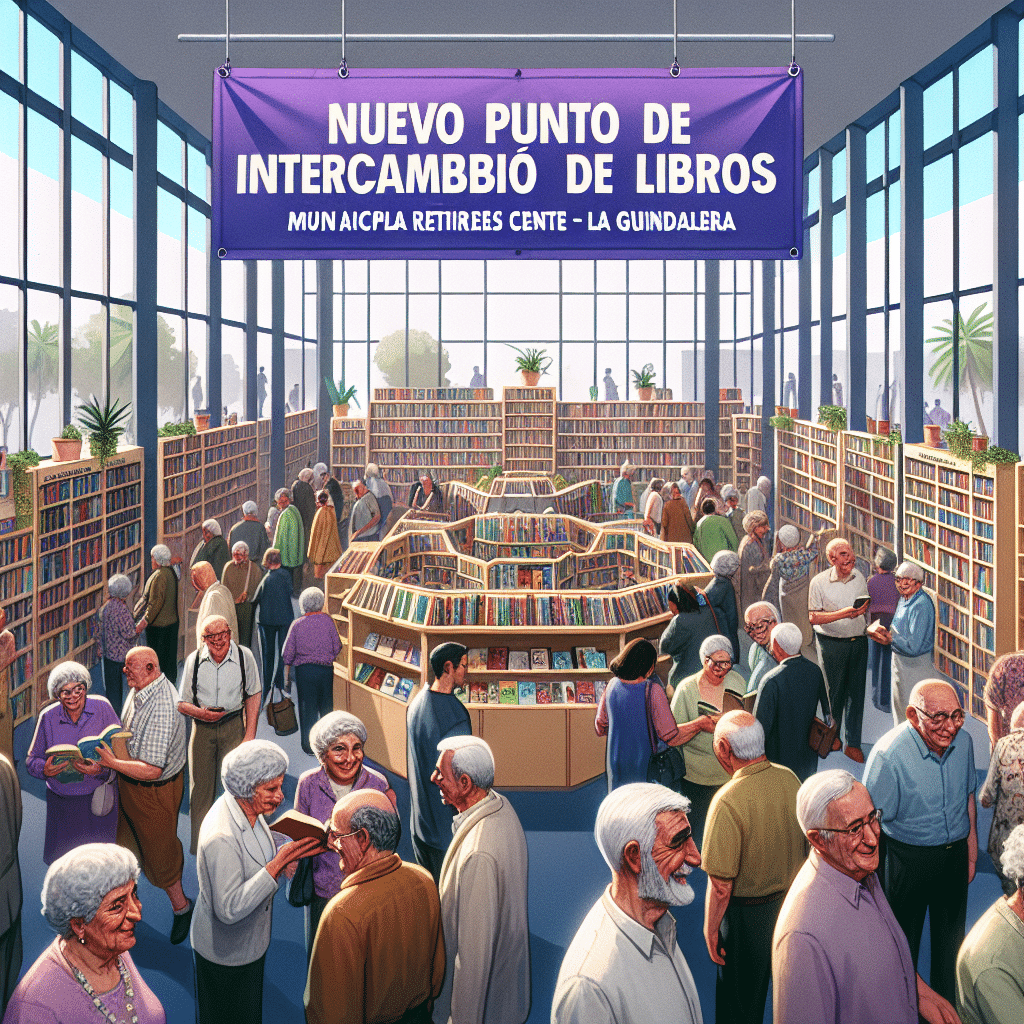 Nuevo Punto de Intercambio de Libros Inaugurado en el Centro Municipal de Mayores La Guindalera