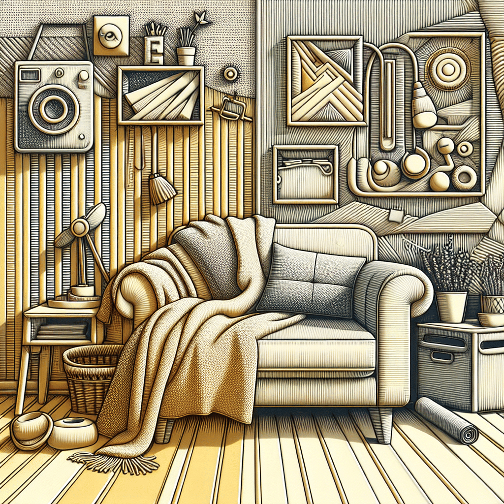 Optimiza tu Sala: Ideas Creativas para Almacenar las Mantitas del Sofá