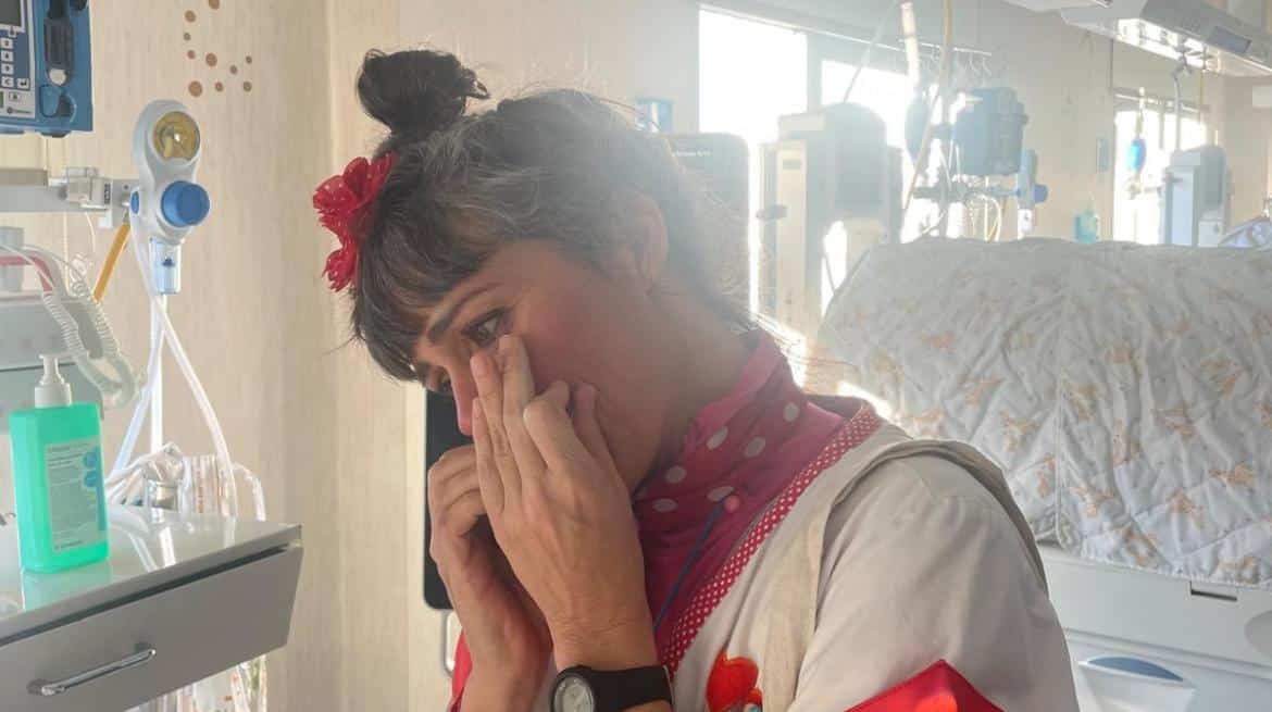 Payasos de la Fundación Theodora Llevan Alegría a Niños del Hospital Público del Henares