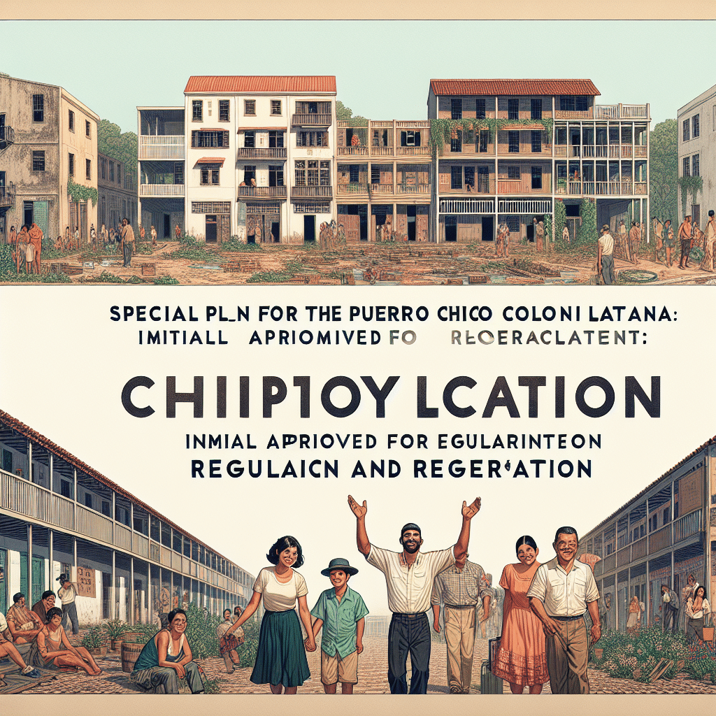 Plan Especial para la Colonia Puerto Chico en Latina: Regularización y Regeneración Aprobada Inicialmente 1 Plan Especial para la Colonia Puerto Chico en Latina Regularizacion