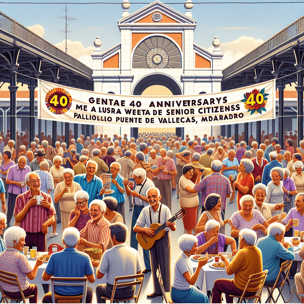 Puente de Vallecas: Celebración del 40º Aniversario de la Semana de las Personas Mayores
