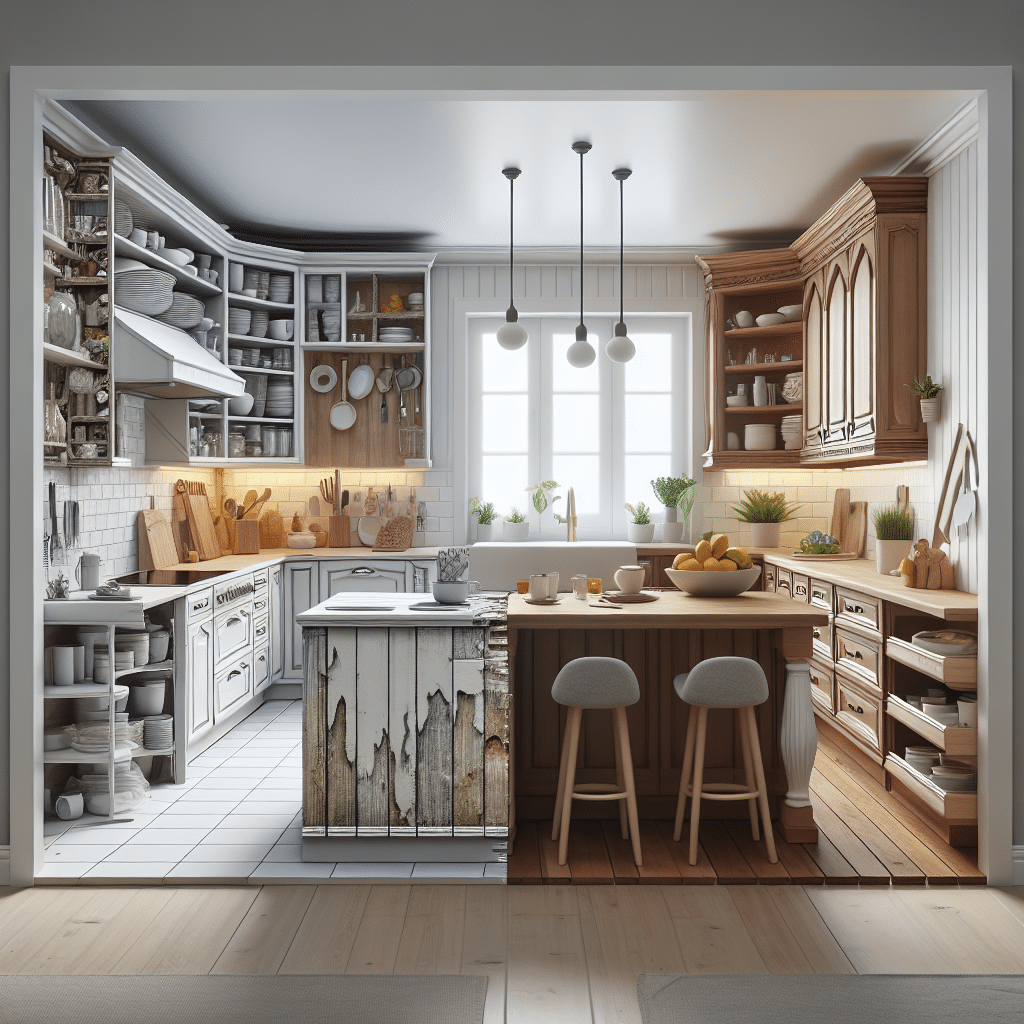 Renovación de Cocinas: De lo Antiguo a lo Moderno con una Isla de IKEA como Protagonista
