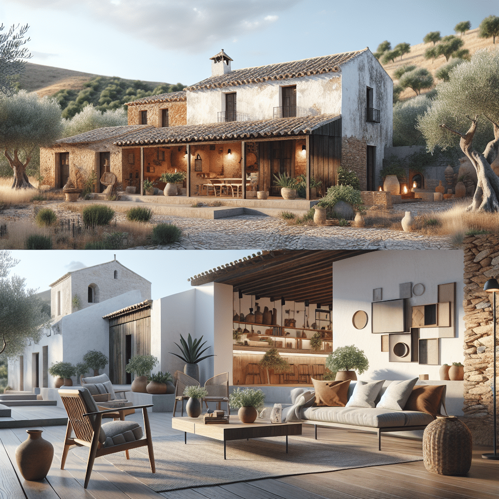 Rústico Moderno en España: Transformación de las Casas de Pueblo en Íconos de Elegancia