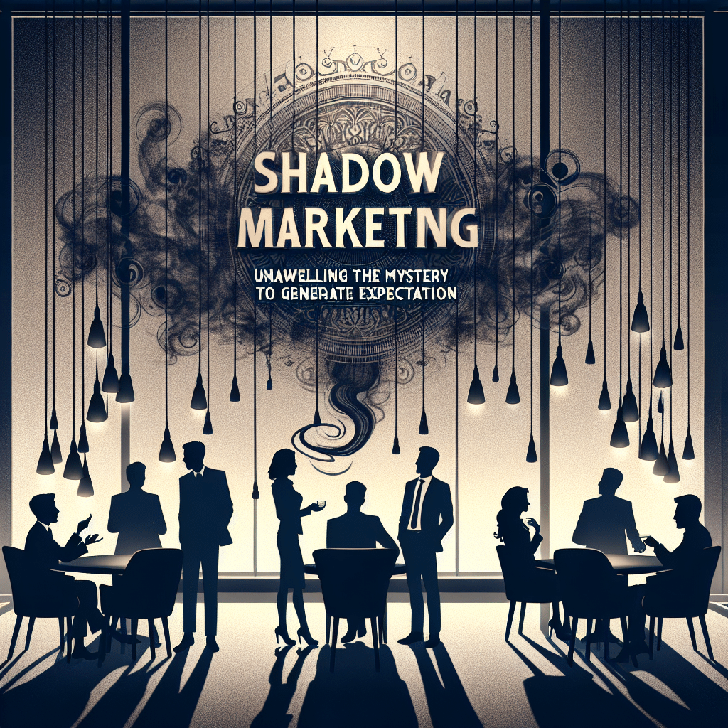 Shadow Marketing: Desentrañando el Misterio para Generar Expectativa