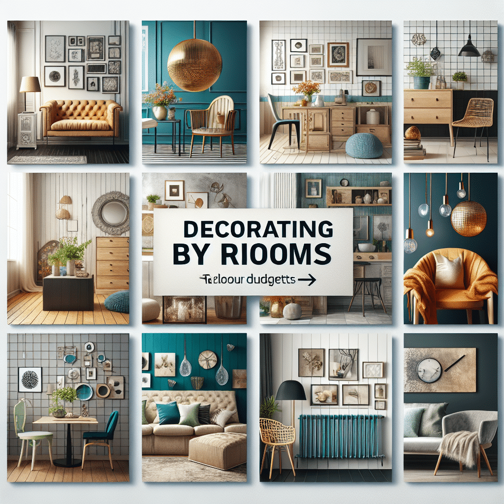 Transforma Tu Hogar: Estrategias Personalizadas de Decoración por Estancias con Estilos y Presupuestos Adaptables