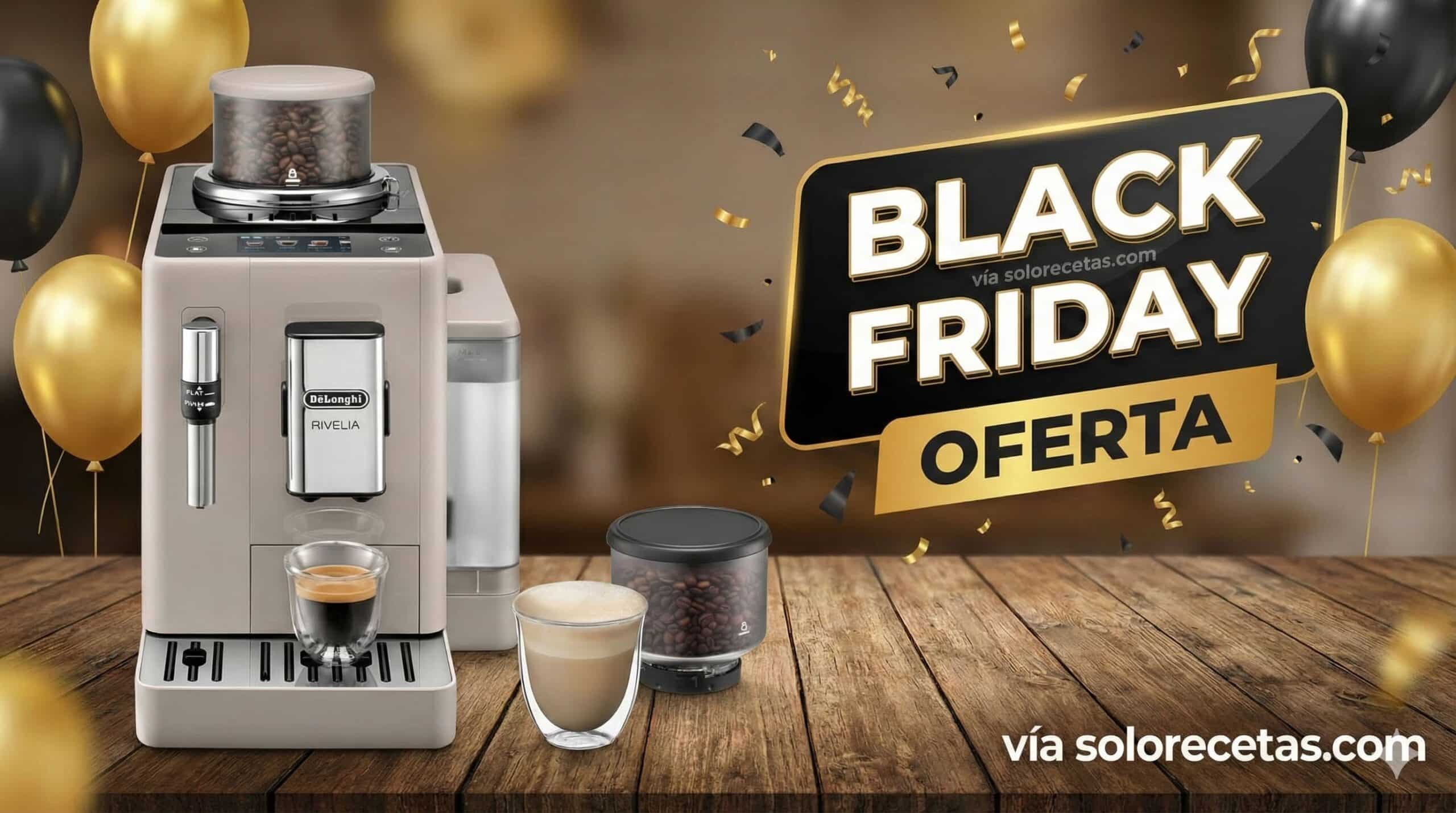 Cafetera superautomática De’Longhi Rivelia, chollo Black Friday por unos 500 €