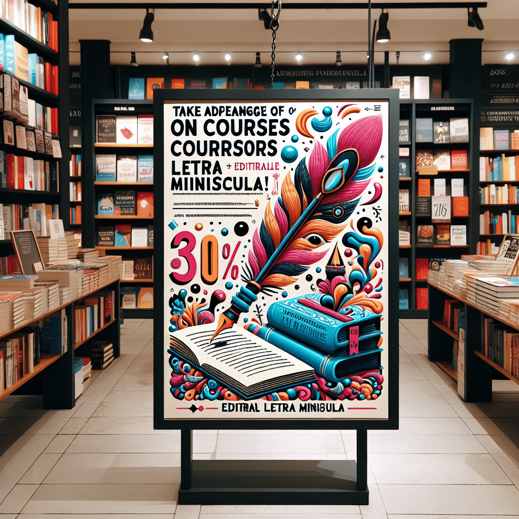 ¡Aprovecha el 30% de Descuento en Cursos para Escritores de Editorial Letra Minúscula!
