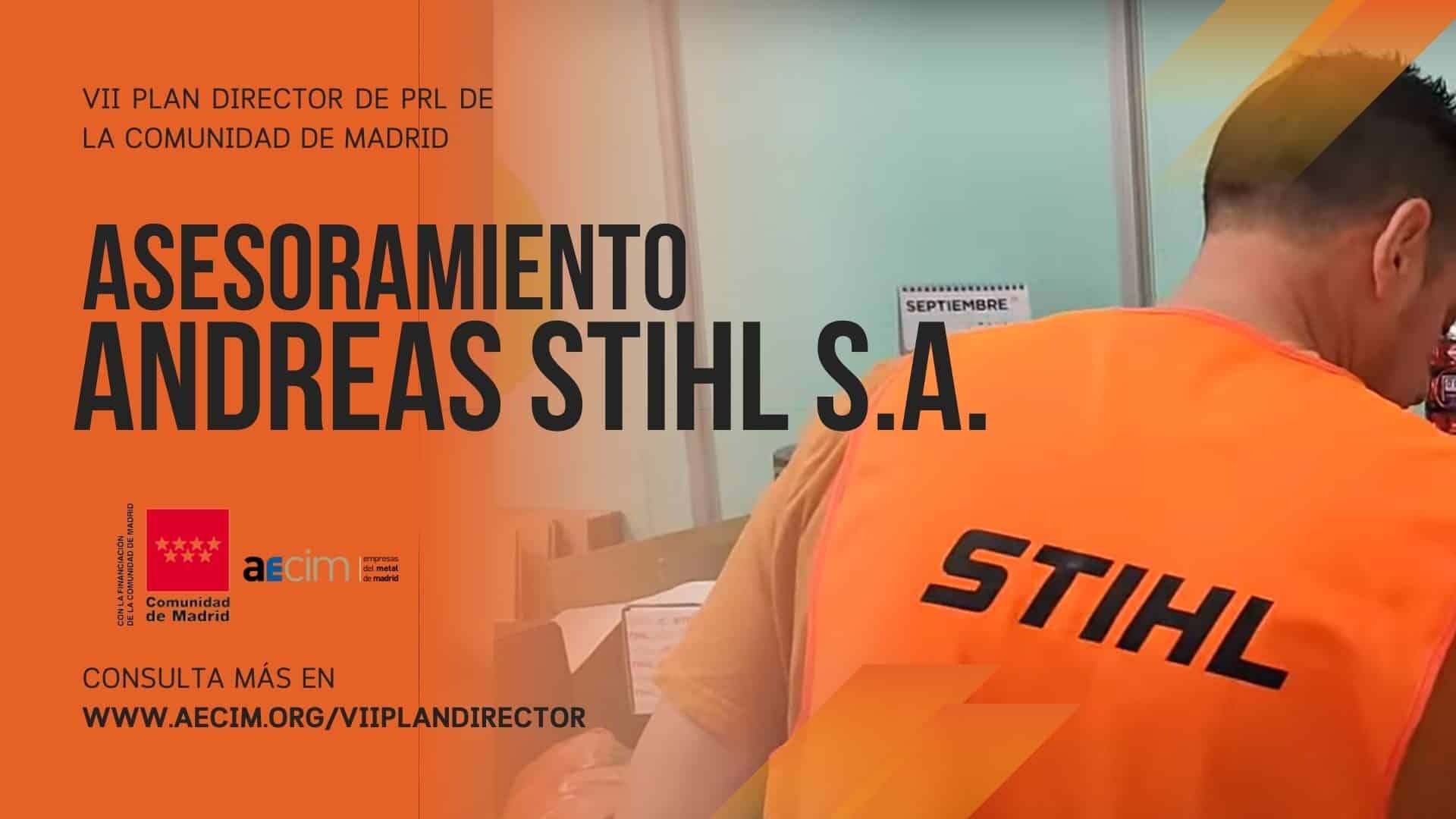 AECIM y la Comunidad de Madrid Unen Fuerzas para Mejorar la Seguridad Laboral en Andreas Stihl con Asesoramiento Especializado Gratuito