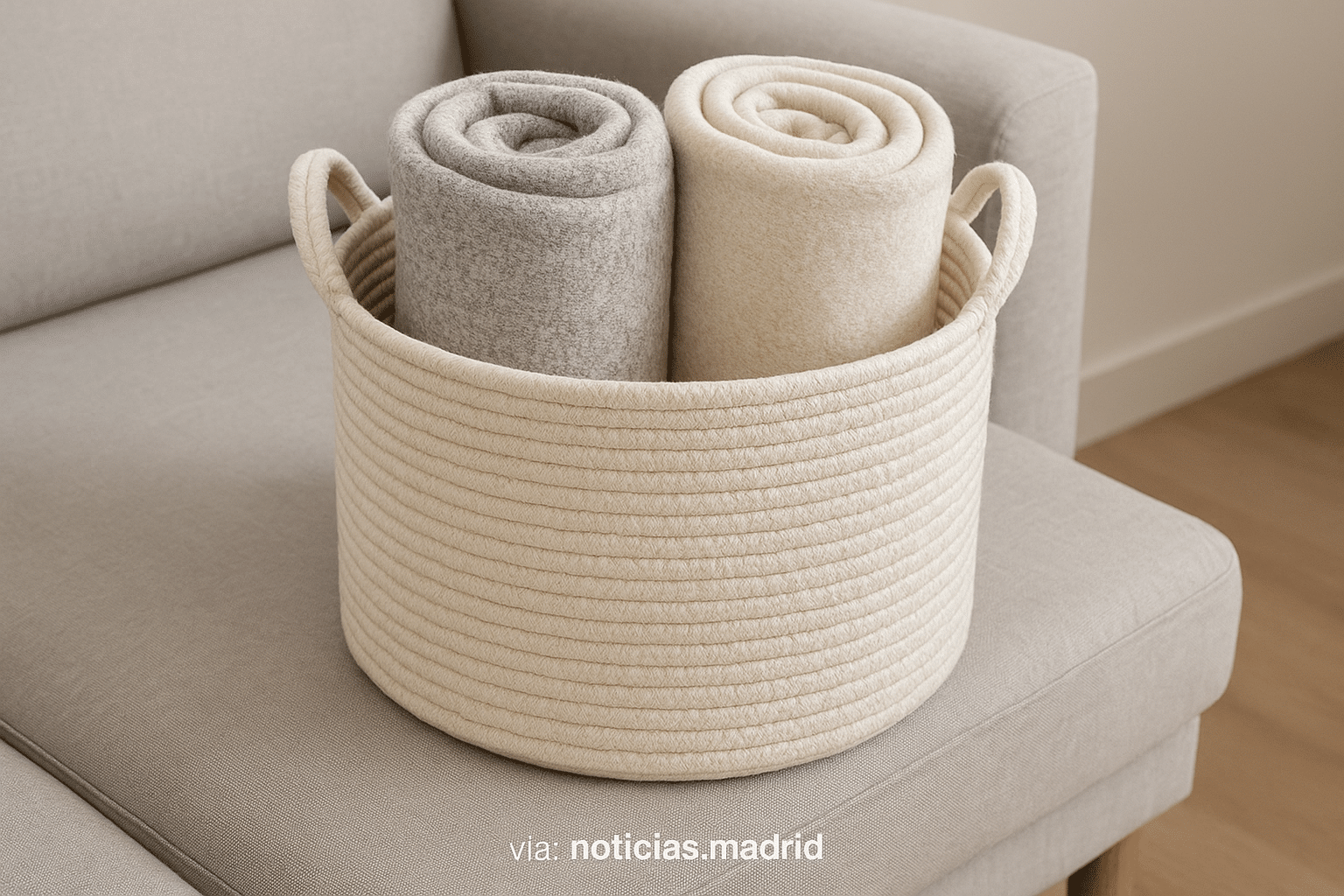 Action ofrece la solución ideal para guardar las mantitas del sofá por menos de 4 euros