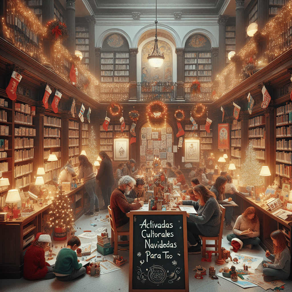Actividades culturales navideñas para todos en las bibliotecas municipales de Madrid
