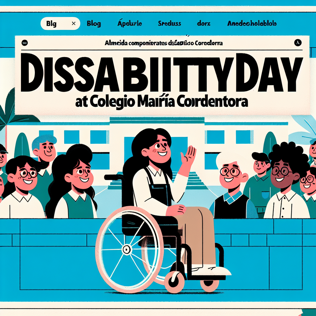 Almeida conmemora el Día de la Discapacidad en el Colegio María Corredentora