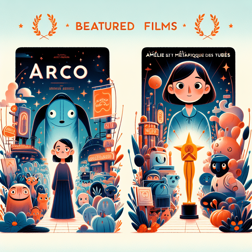 Animario presentará ‘Arco’ y ‘Amélie et la Métaphysique des tubes’, nominadas a los Globos de Oro como mejor película de animación