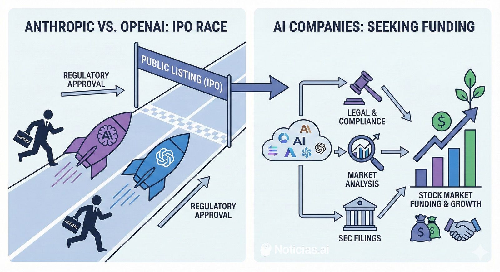 Anthropic Acelera su Debut en Bolsa, Intensificando la Competencia con OpenAI en el Mercado Financiero