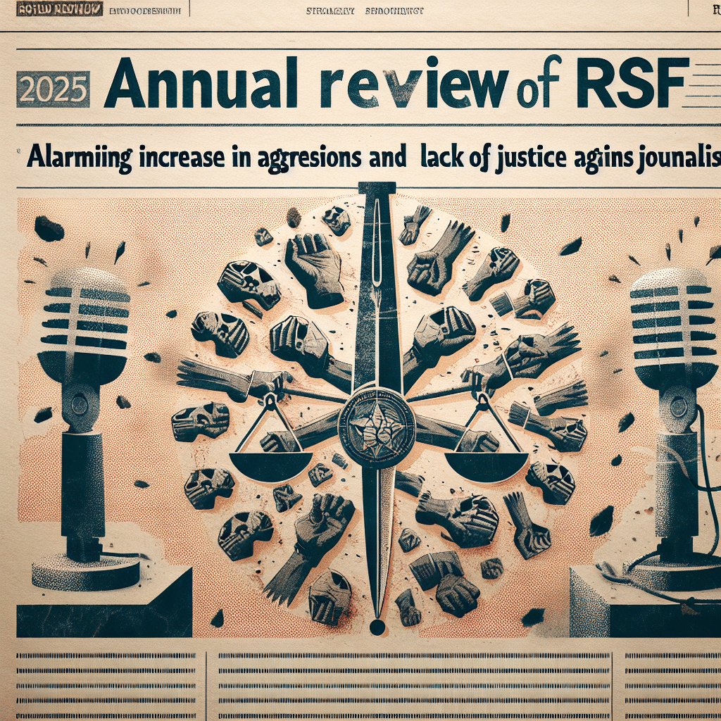 Balance Anual de RSF: Aumento Alarmante de Agresiones y Falta de Justicia en 2025 Contra Periodistas