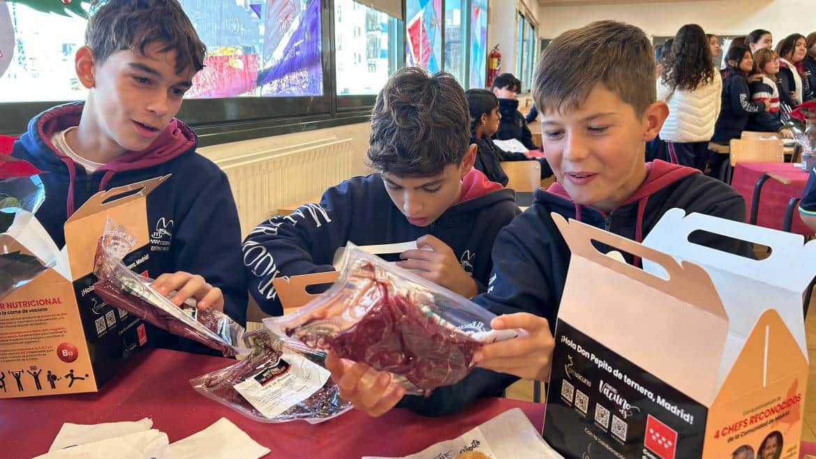 Campaña Escolar de la Comunidad de Madrid Promueve los Beneficios Nutricionales de la Carne de Vacuno