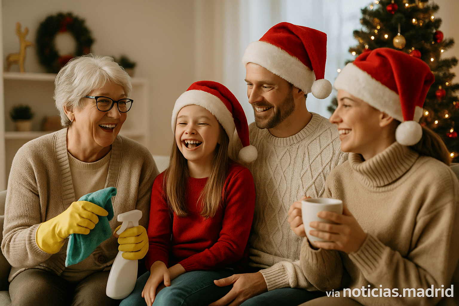 Celebrando la Navidad en Armonía: Cómo Disfrutar en Familia sin Preocupaciones por la Limpieza