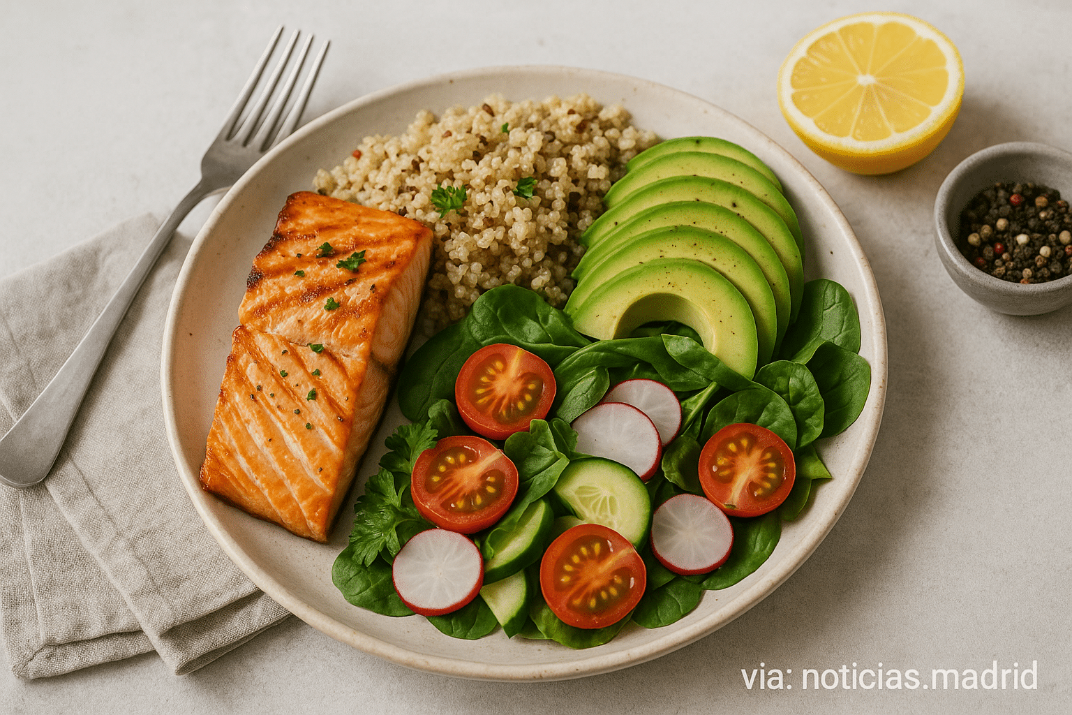 Cena saludable para fortalecer y cuidar tu corazón, según expertos en cardiología